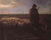 Jean Francois Millet Shepherden with his sheep Germany oil painting artist